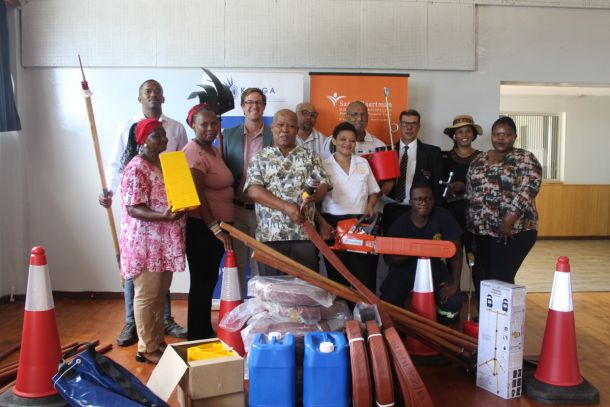 SBDM Donates Fire and Rescue Vehicles and Equipment to Kouga Municipality.